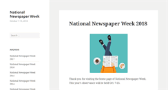 Desktop Screenshot of nationalnewspaperweek.com