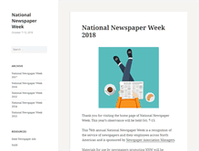 Tablet Screenshot of nationalnewspaperweek.com